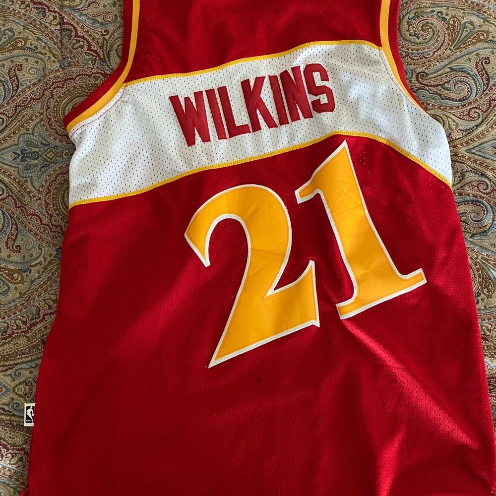 Adidas Atlanta Hawks Wilkins Jersey AUTHENTIC